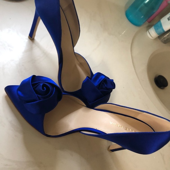 D’orsay Sapphire Satin heels - Picture 5 of 5